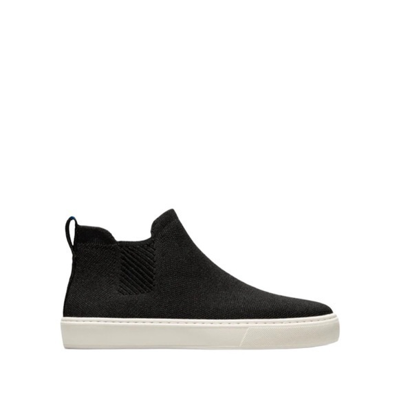 Rothy's The Chelsea Black‎ Hi Top Sneaker Sporty Pull On Shoes 7